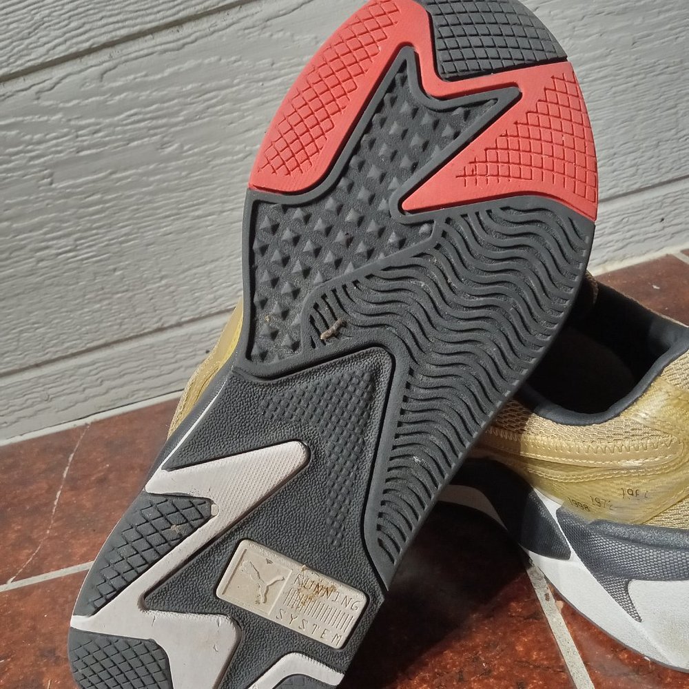 Puma RS-X3 WC Running Shoes Gold Black Size US 10 - Picture 7 of 7